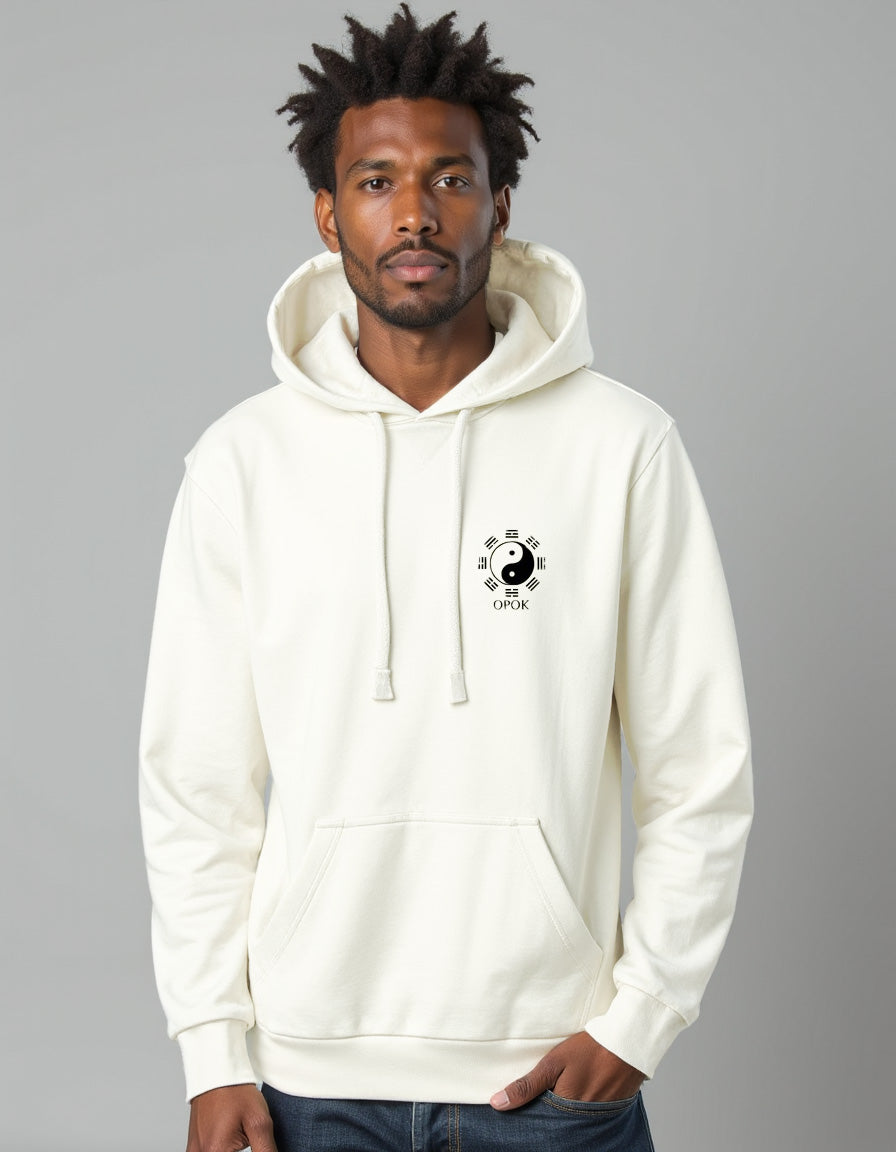 Men's Organic Hoodie- Ying-Yang