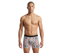 3 Pack Men's Organic Boxer Brief (Japanese Waves, Tribal and Roses)